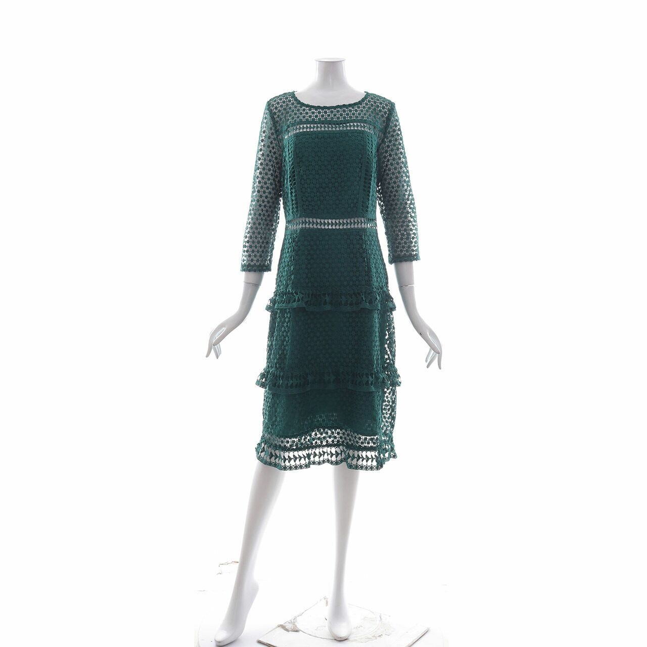 Liquorish Green Midi Dress