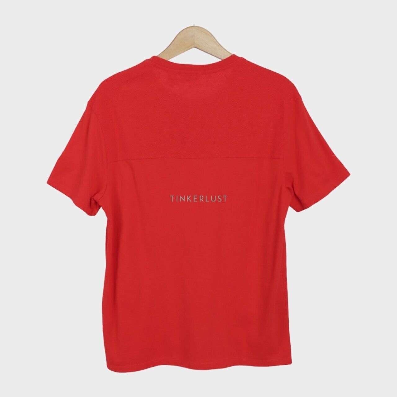 Calvin Klein Red Logo On Sleeve T-Shirt