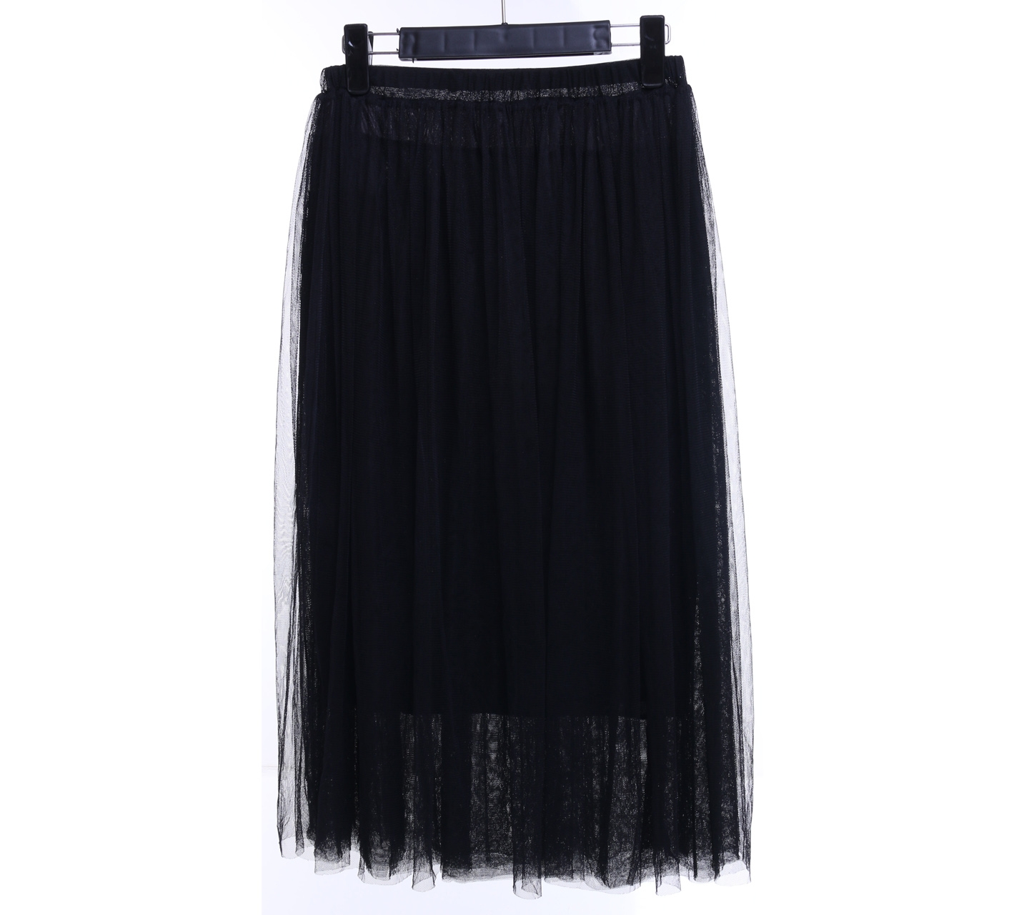 J.REP Black Tulle Midi Skirt