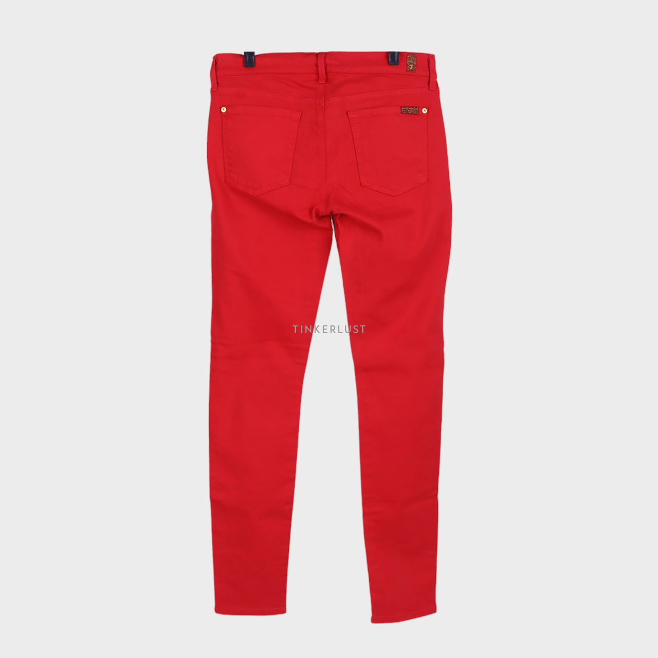 7 For All Mankind Red Long Pants