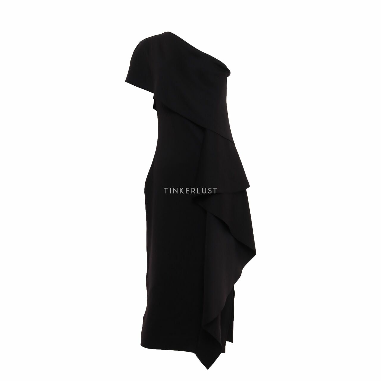 Cara Woman Black  Midi Dress