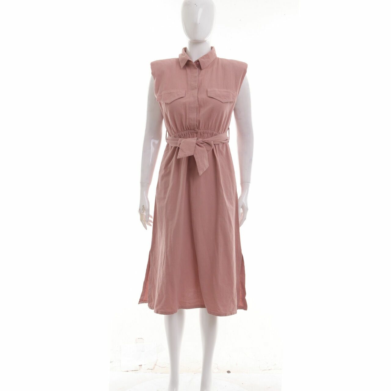 Poise24 Dusty Pink Midi Dress