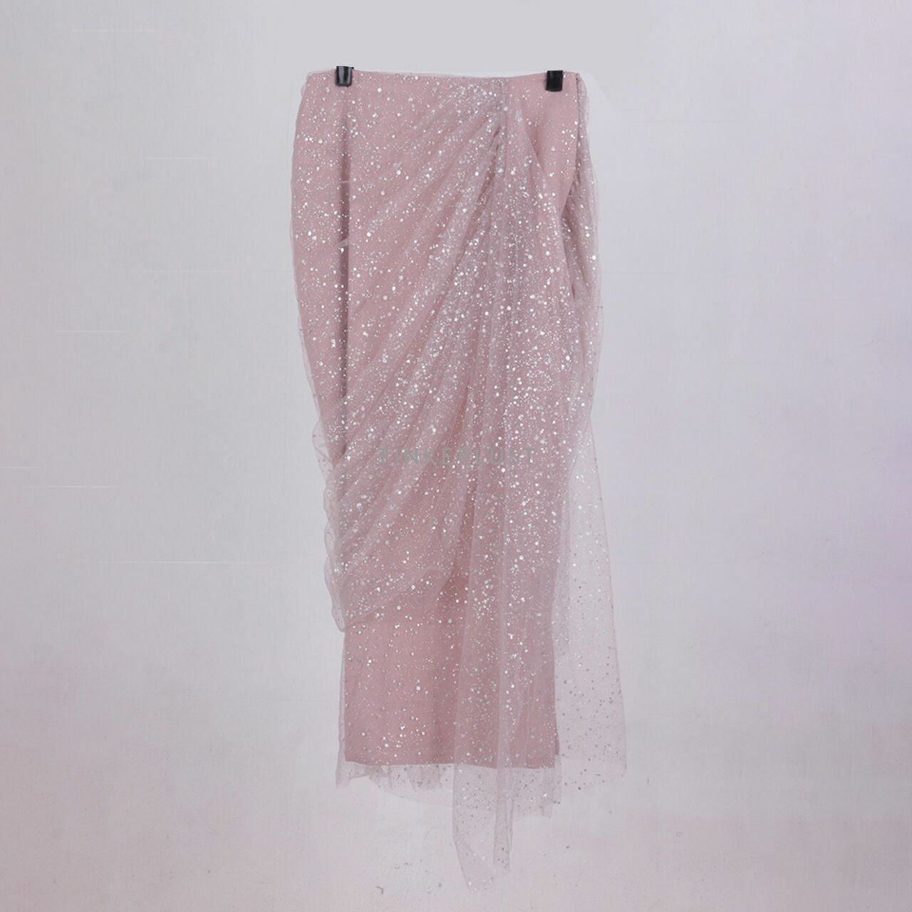 Touchup Atelier Dusty Pink Midi Skirt