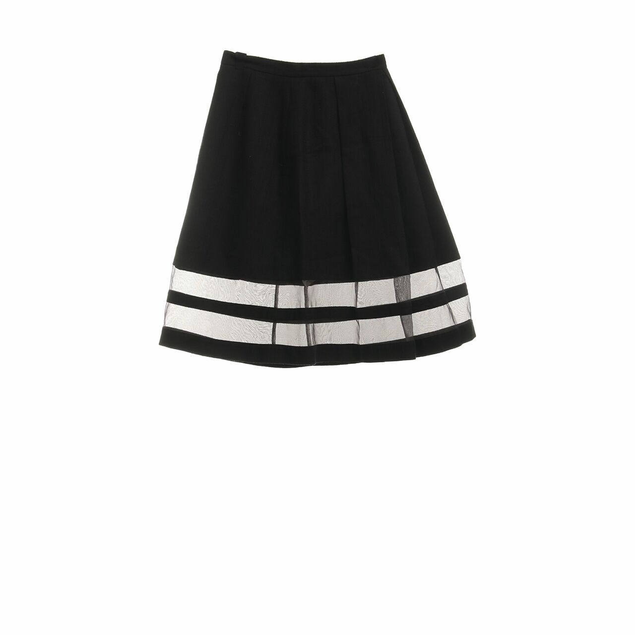 Club Monaco Black Midi Skirt
