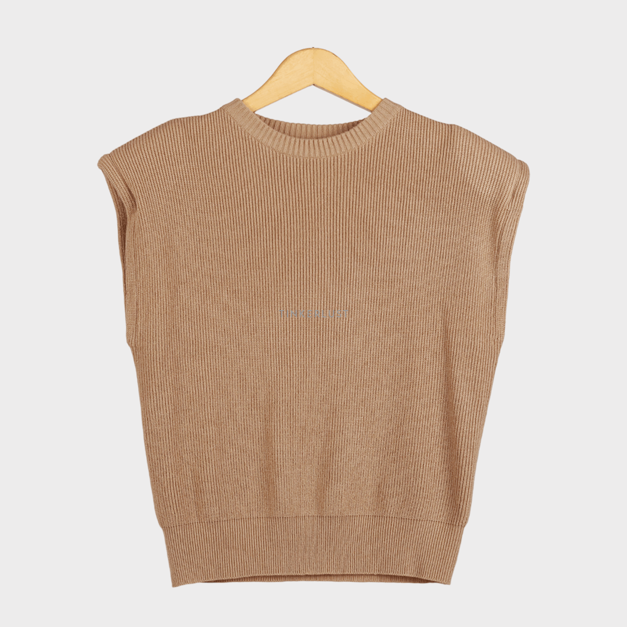 love-and-flair Khaki Knit Vest