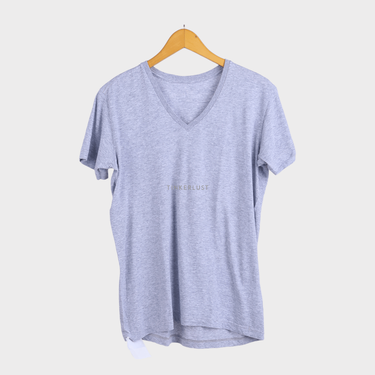 Muji Grey V-Neck T-Shirt