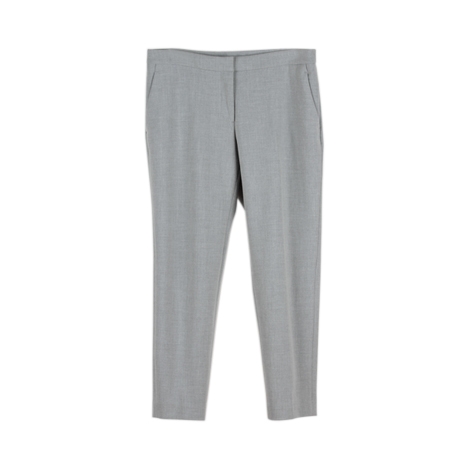 Grey Straight Pants