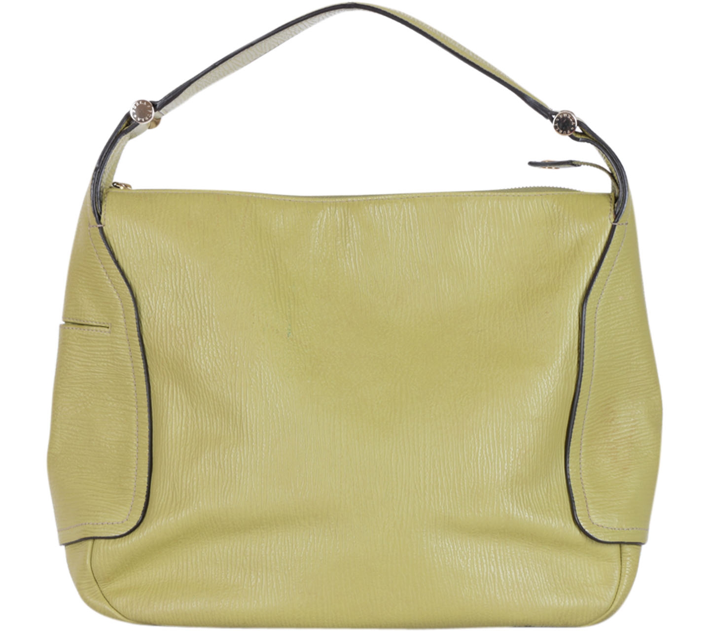 Furla Green Textured Handbag