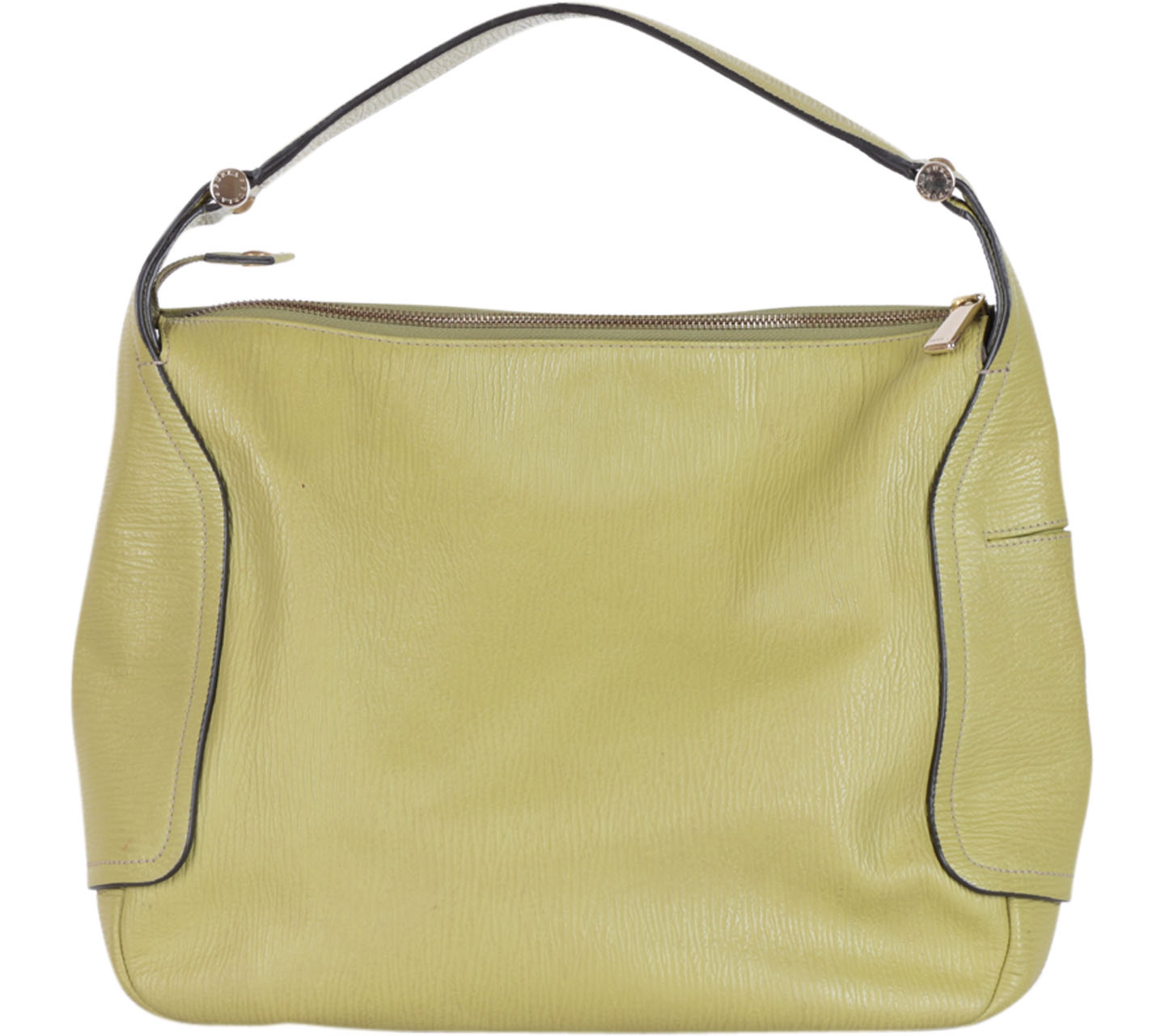 Furla Green Textured Handbag