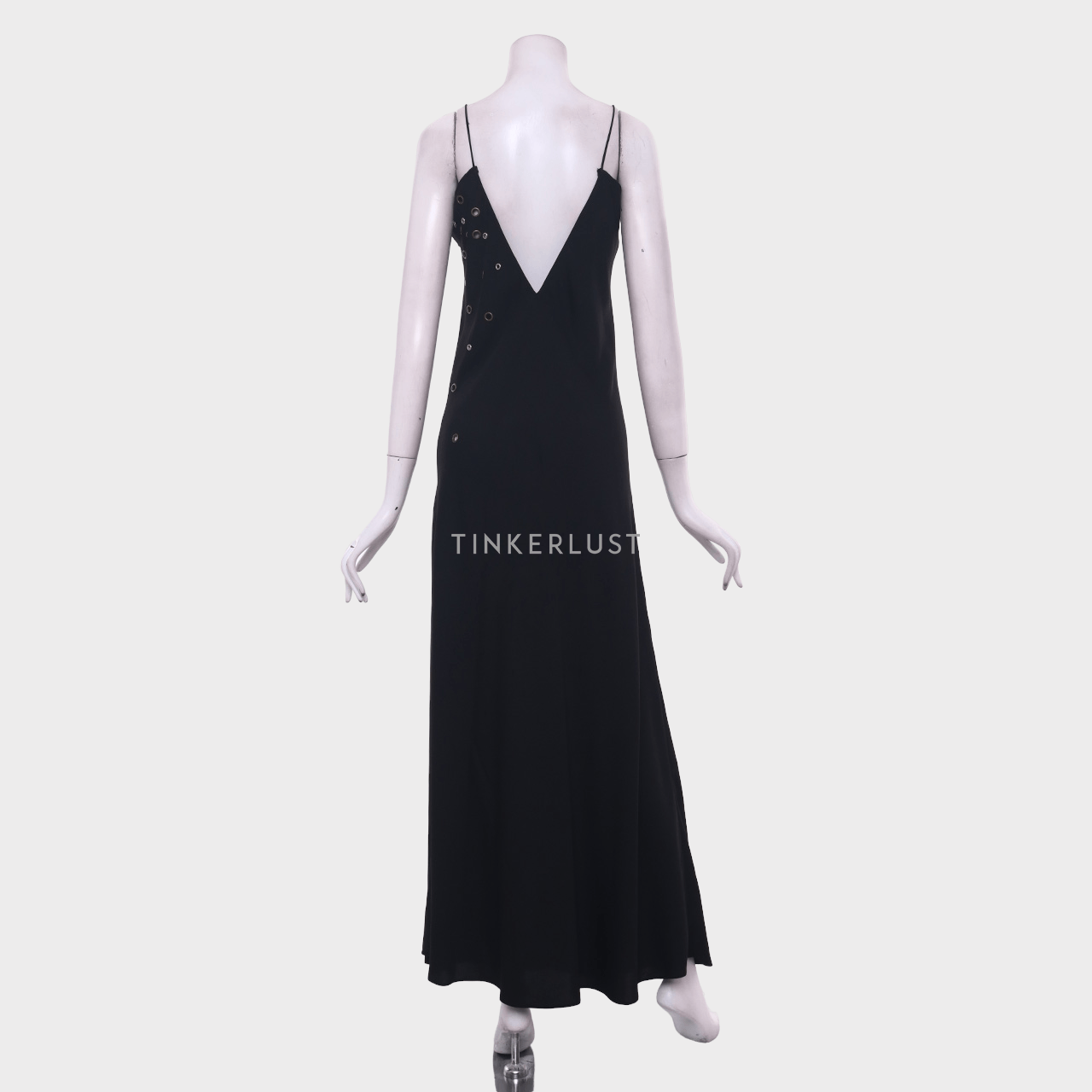 Stellarissa Black Slit Long Dress