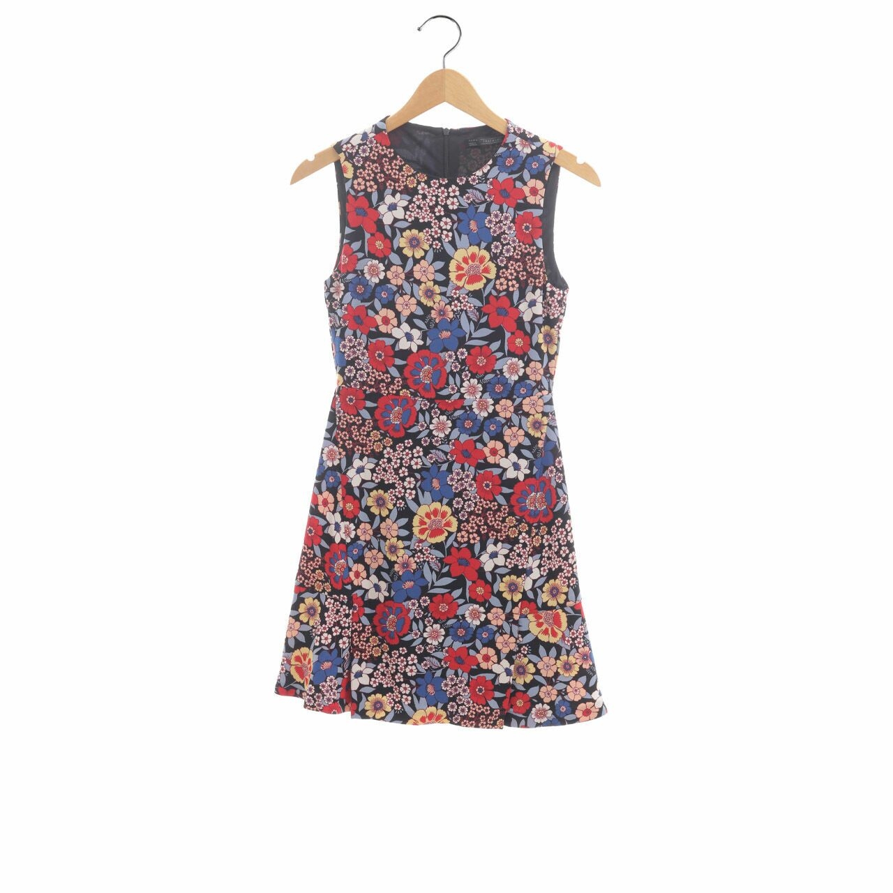 Zara Multicolor Floral Mini Dress