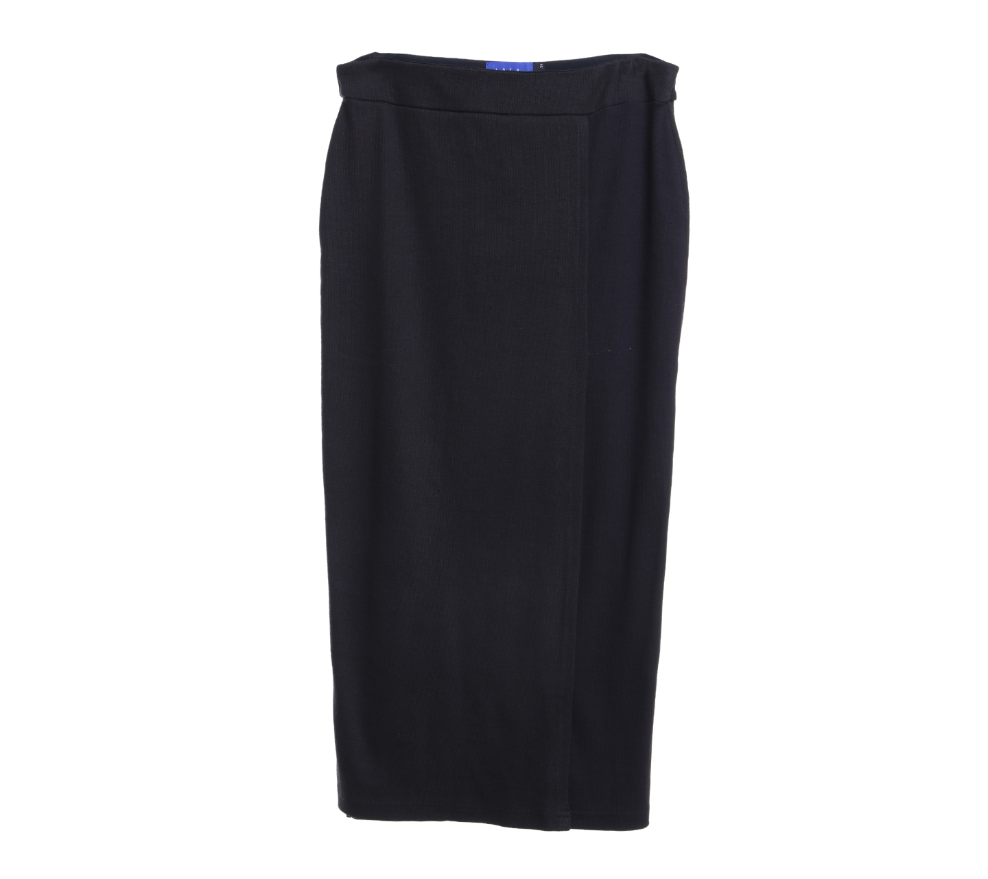 Wastu Black Slit Midi Skirt