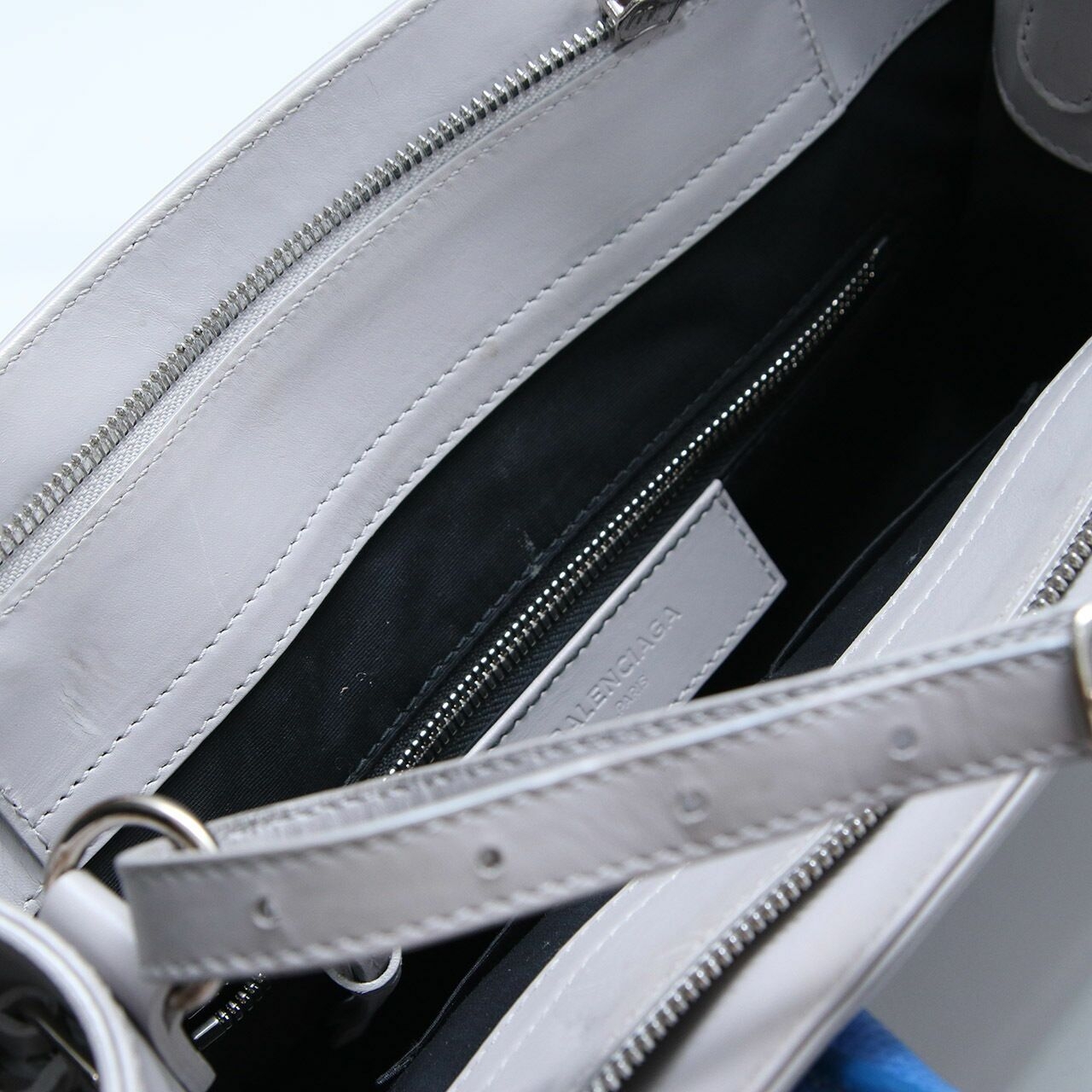 Balenciaga Acrochord Padlock Work XS Mauve Satchel Bag