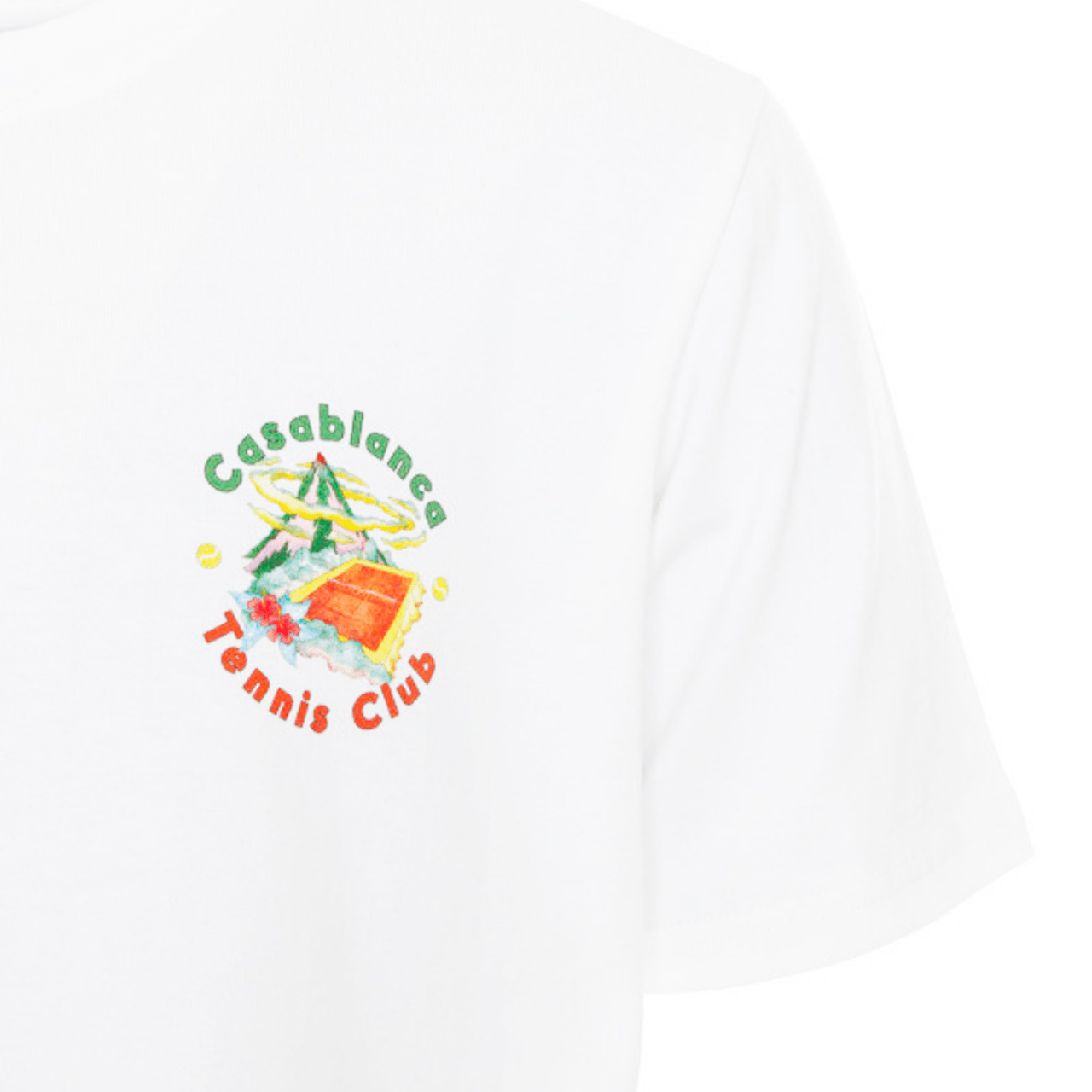 Casablanca Tennis Club Island Double Print T-Shirt