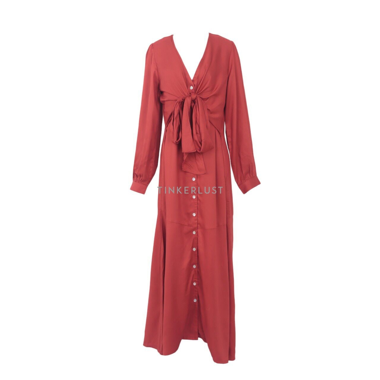 Eesome Brick Red Long Dress