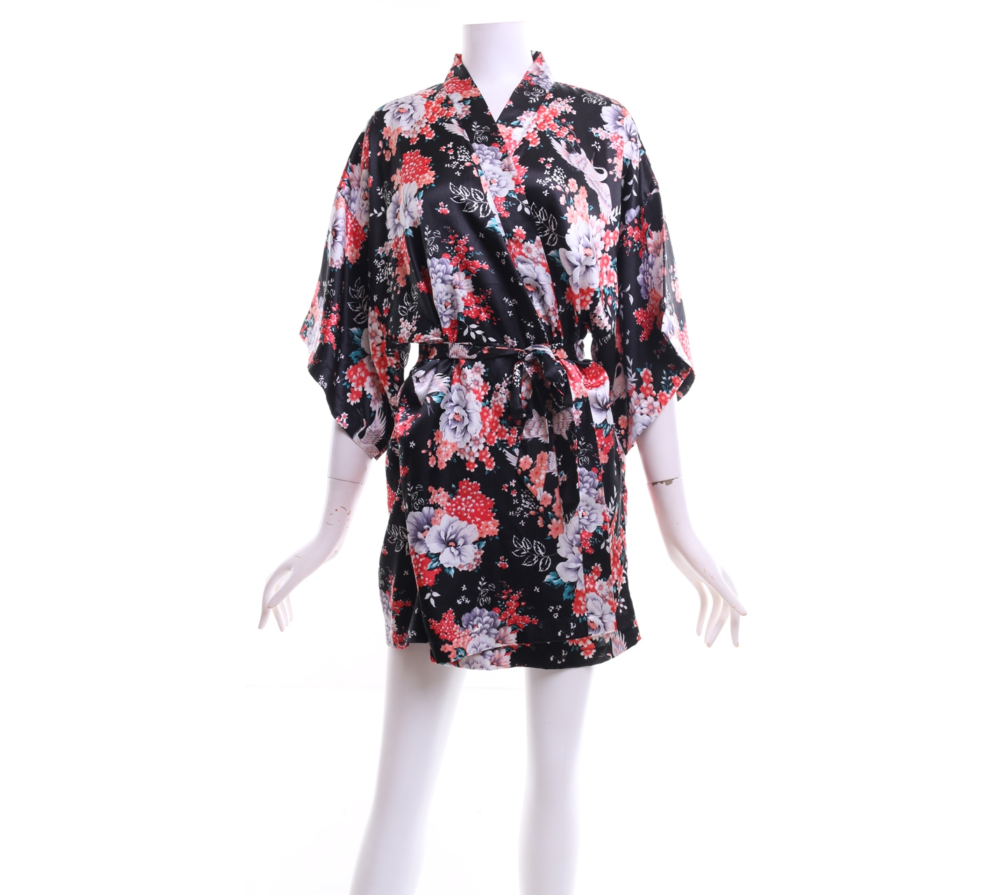 Cotton On Multicoclor Kimona Floral With Strap Outerwaer