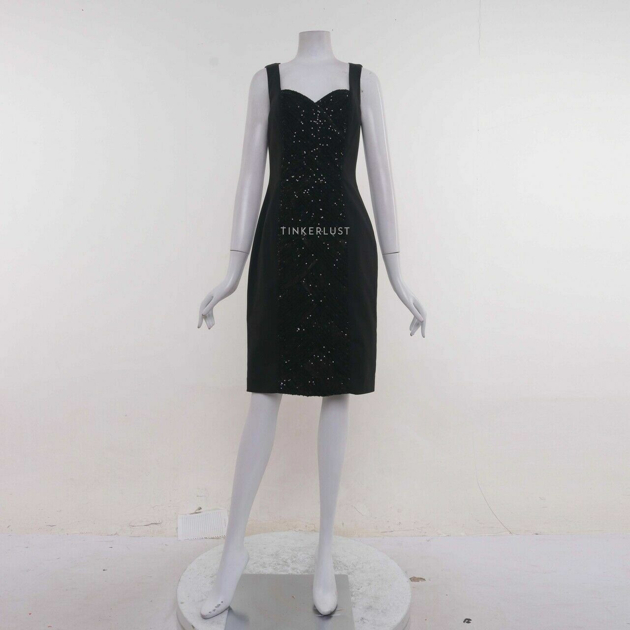 Aidan Mattox Black Mini Dress