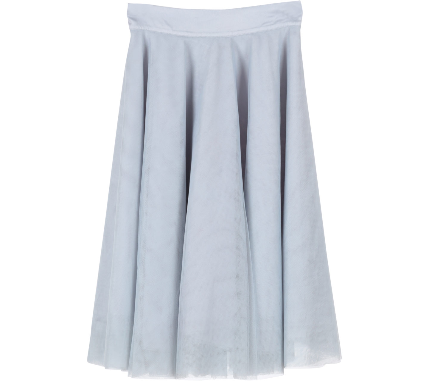 Maniere-E Grey Tulle Skirt