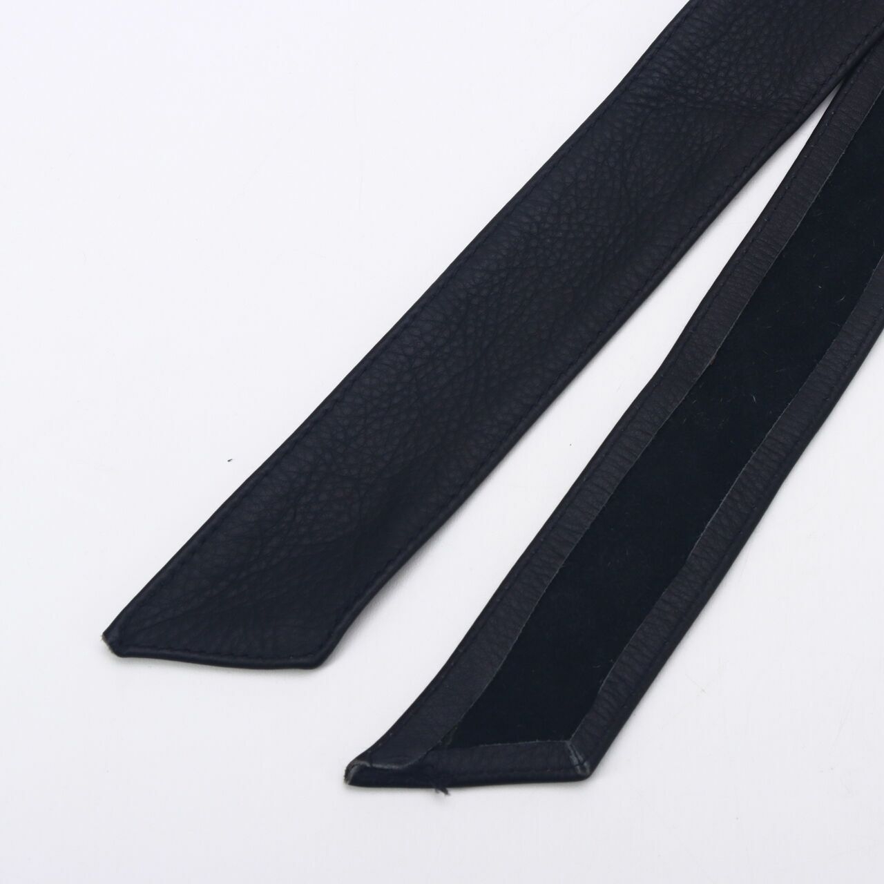 Massimo Dutti Black Leather Belt