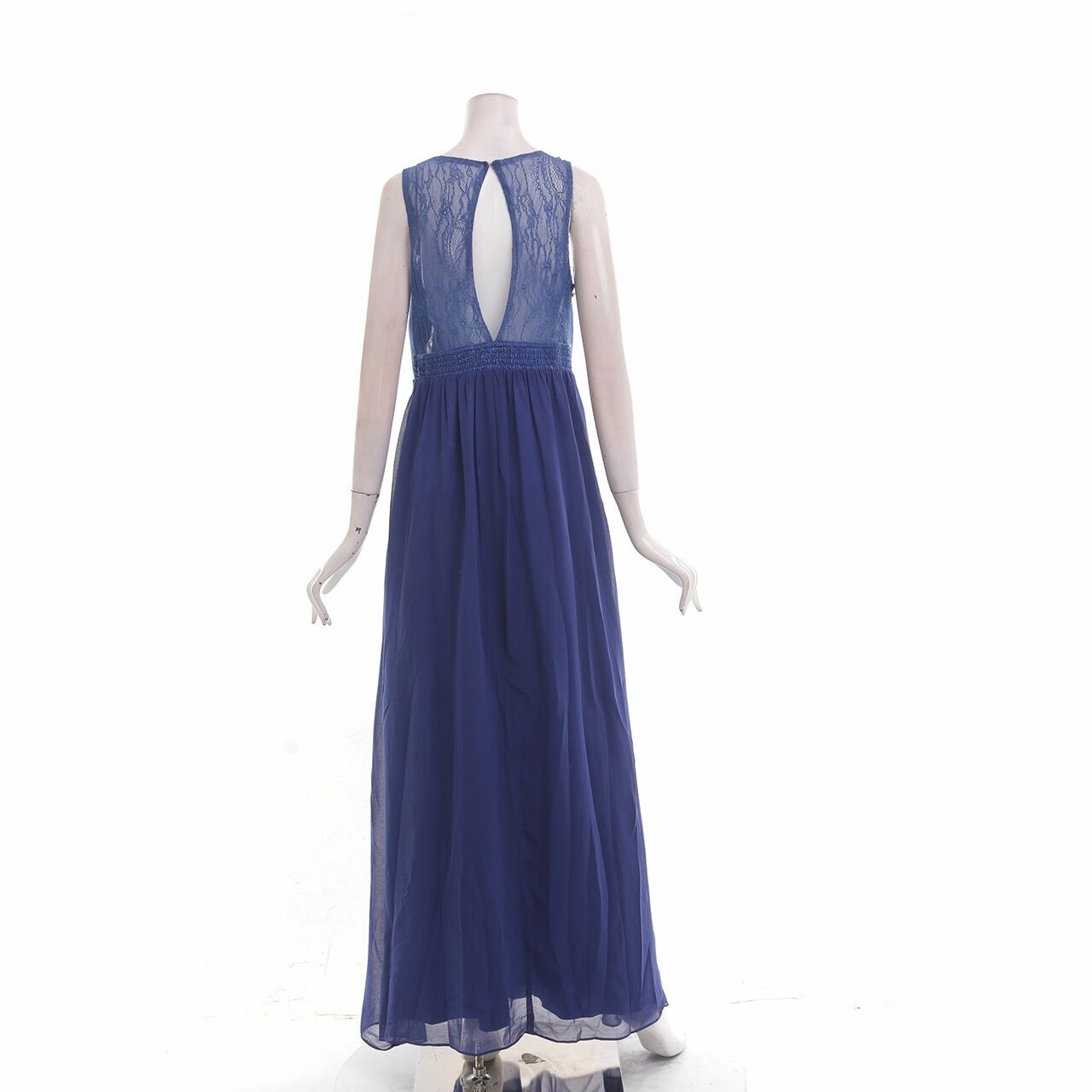 Caroline Kosasih Blue Lace Long Dress