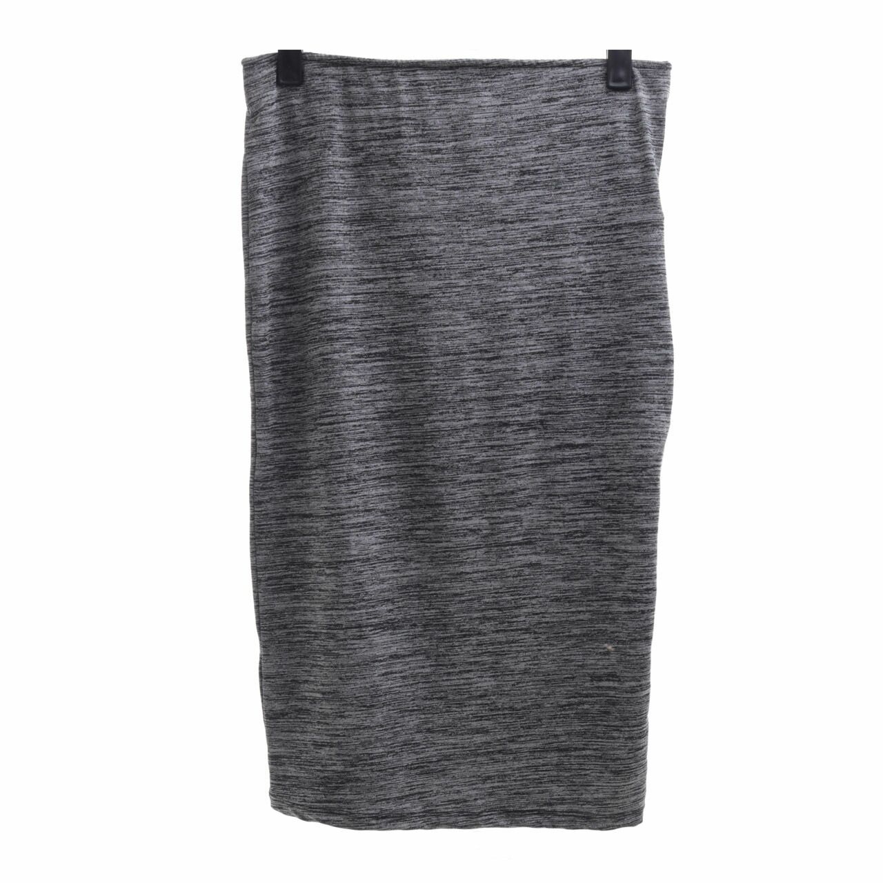 Zara Grey Midi Skirt