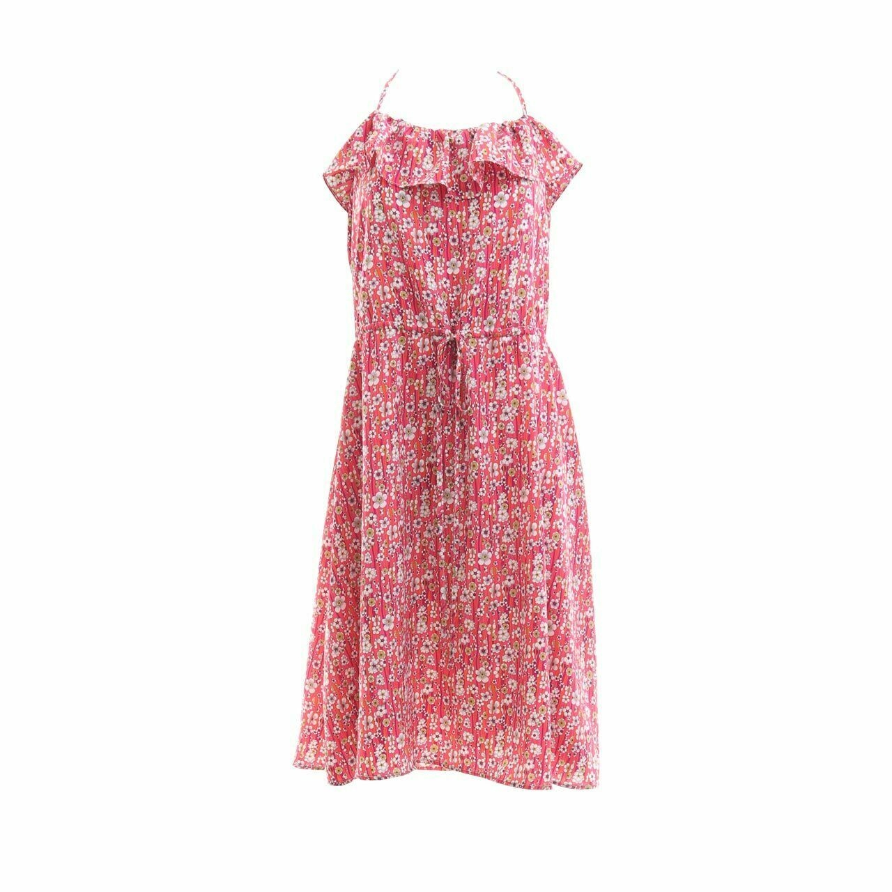 Liberty Of London For Target Fuchsia Floral Mini Dress