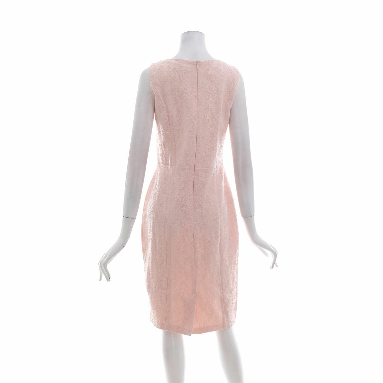 Dorothy Perkins Peach Patterned Midi Dress