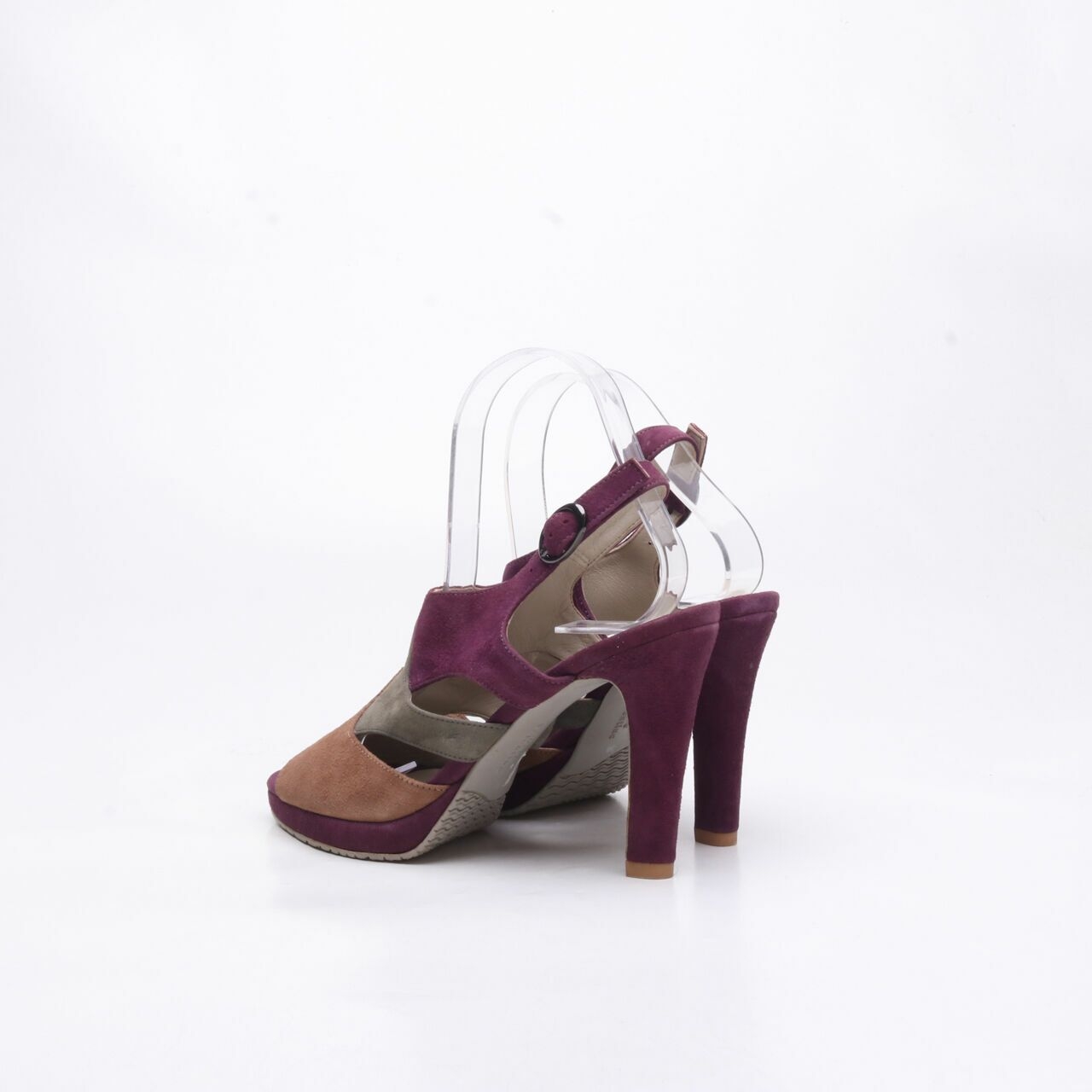 Andre Valentino Brown & Purple Heels