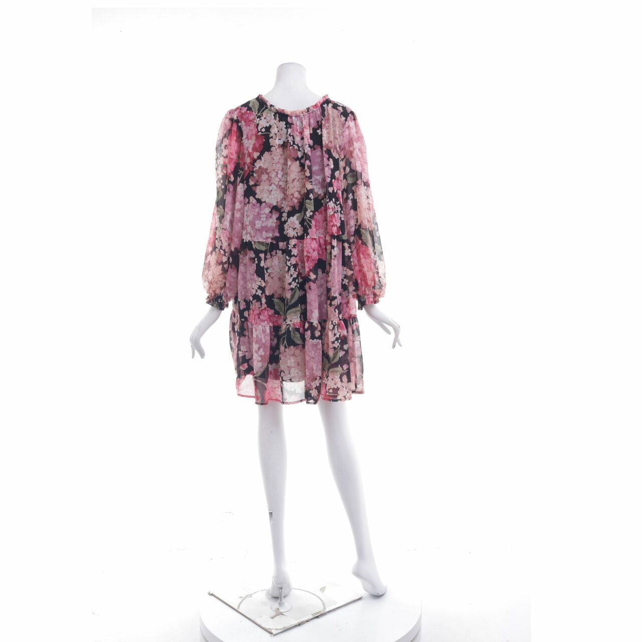 H&M Multi Floral Ruffle Mini Dress