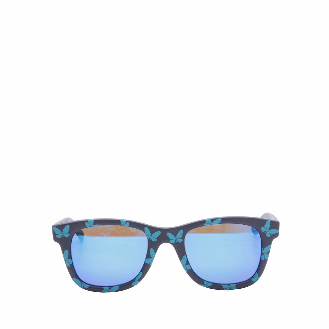 Italia Independent Blue Black Butterfly Sunglasses