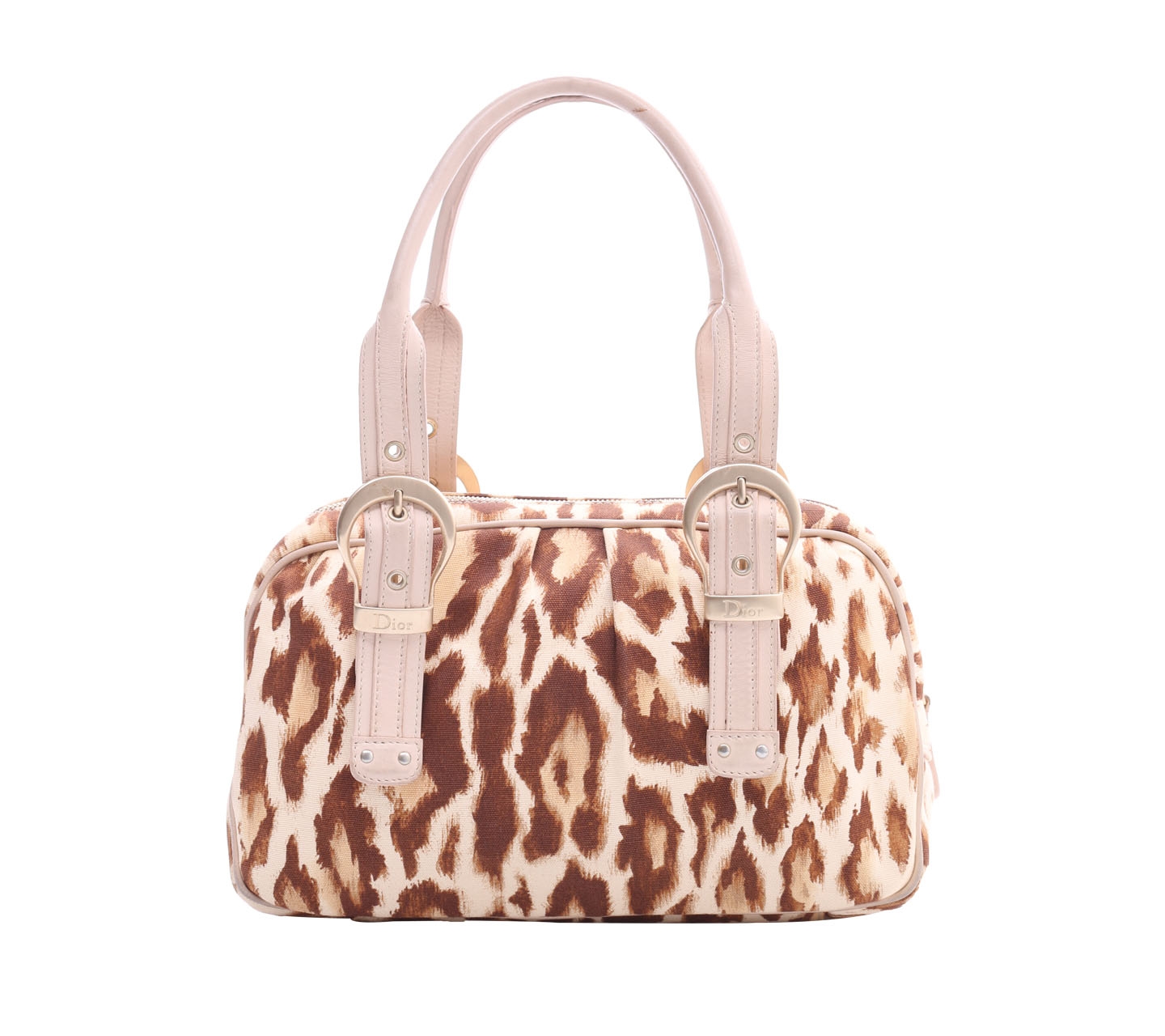 Christian Dior Brown Leopard Handbag