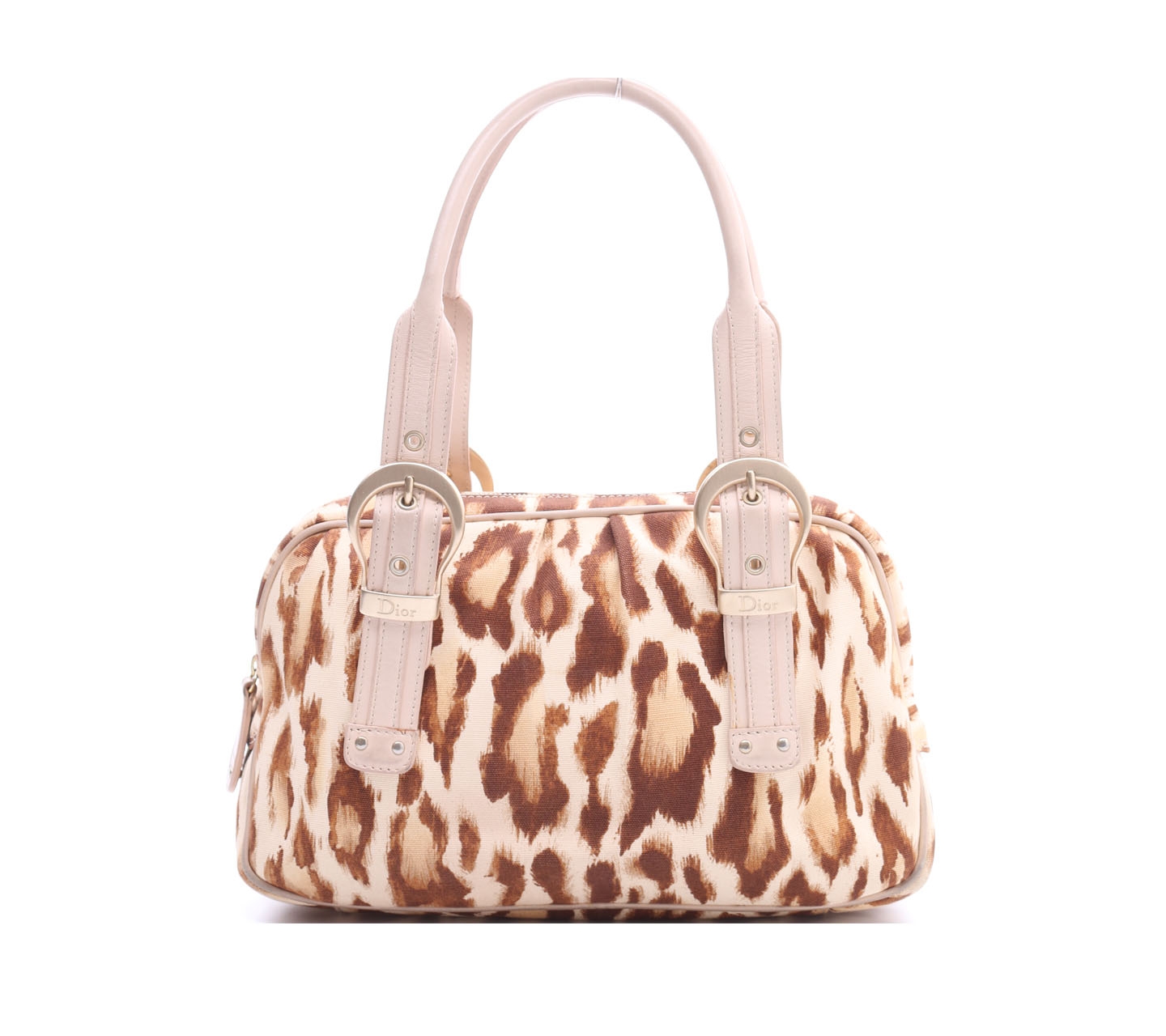Christian Dior Brown Leopard Handbag