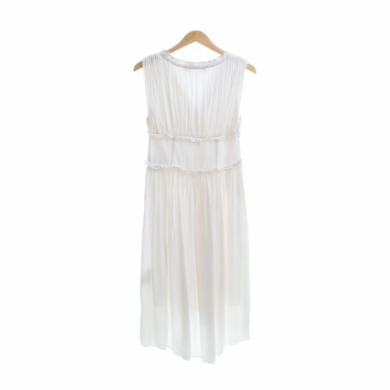 Zara Off White Midi Dress