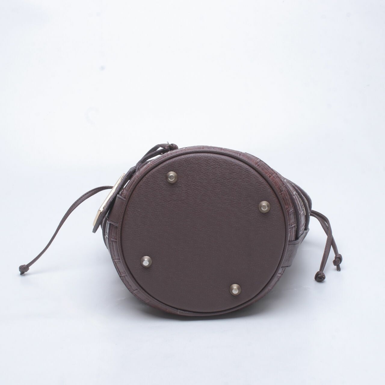 Josvli Dark Brown Bucket Handbag