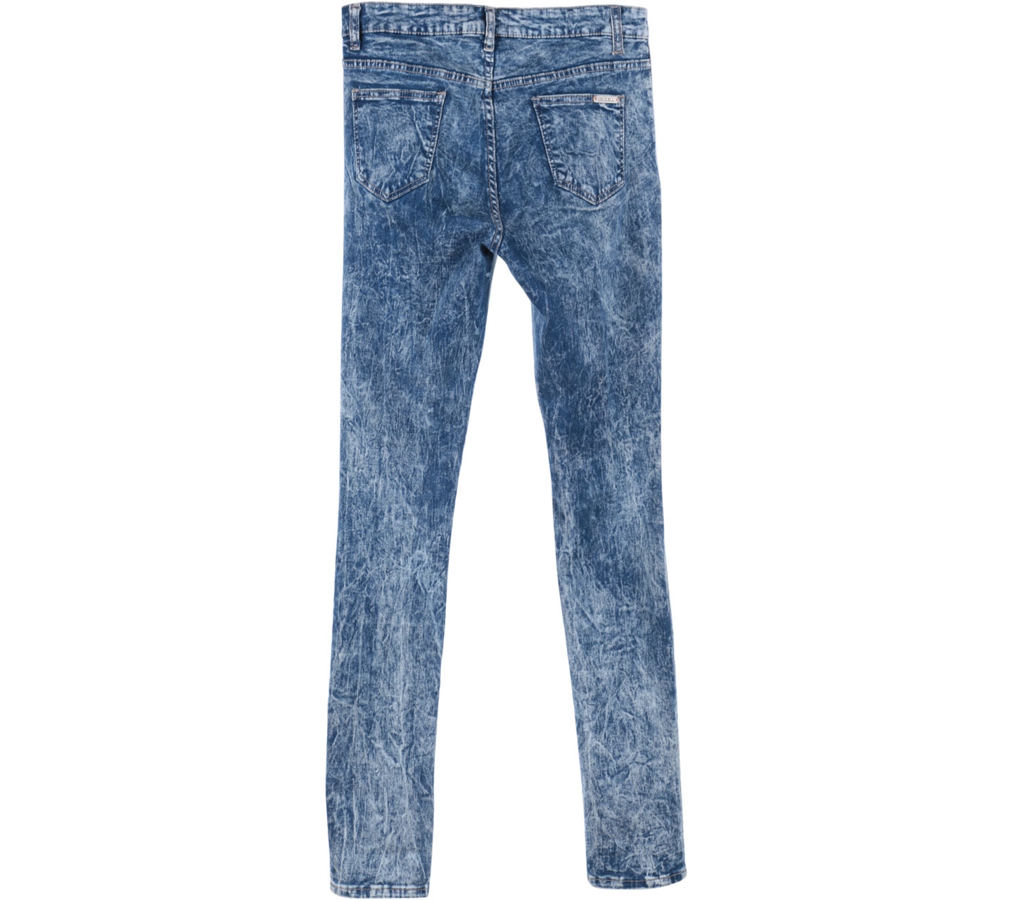 (X)SML Blue Washed Rip Skinny Pants