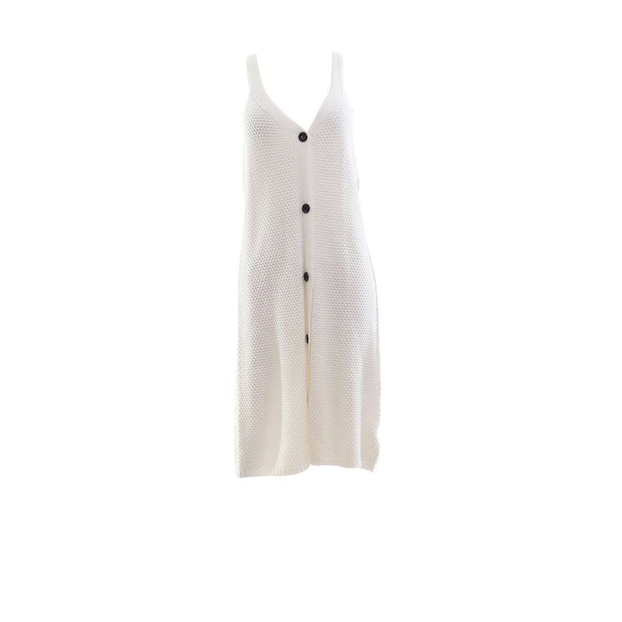Zaful Off White Knit Mini Dress