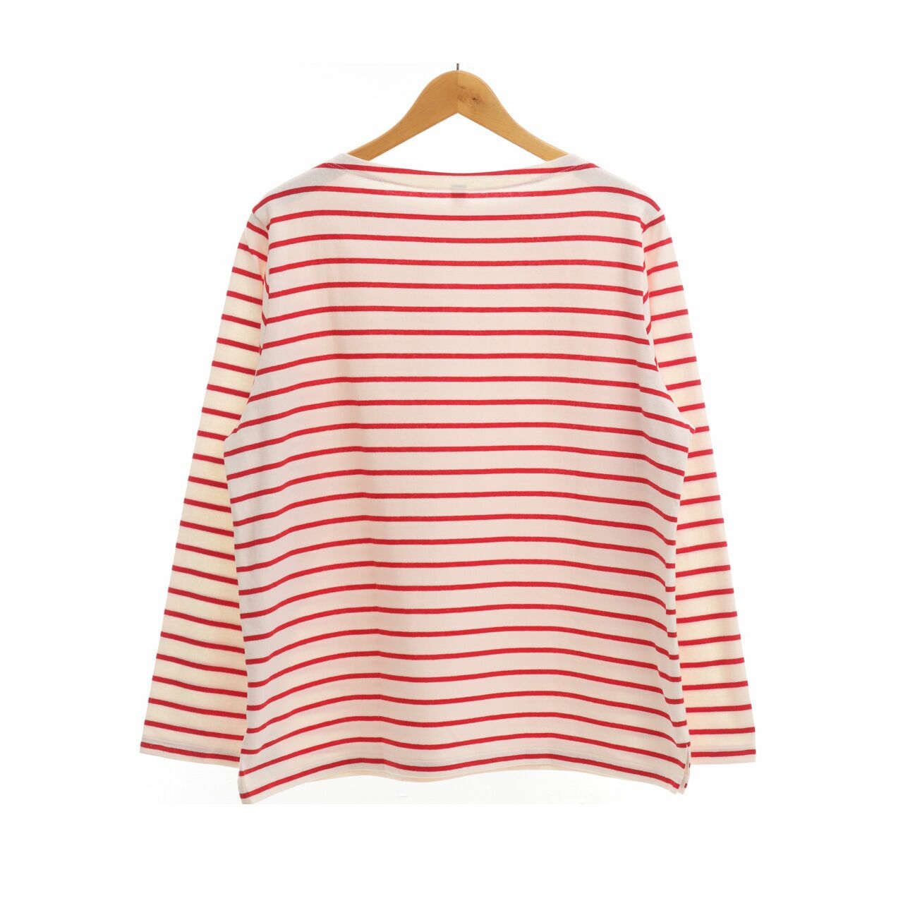 UNIQLO Red & White Stripes Blouse