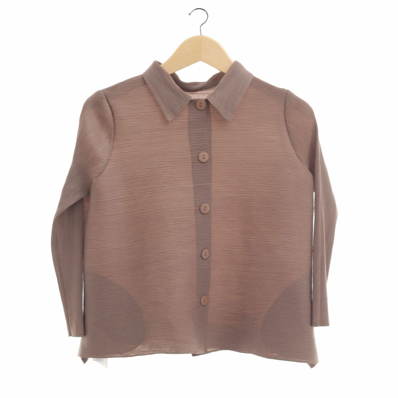 Orgeo Brown Plaid Shirt