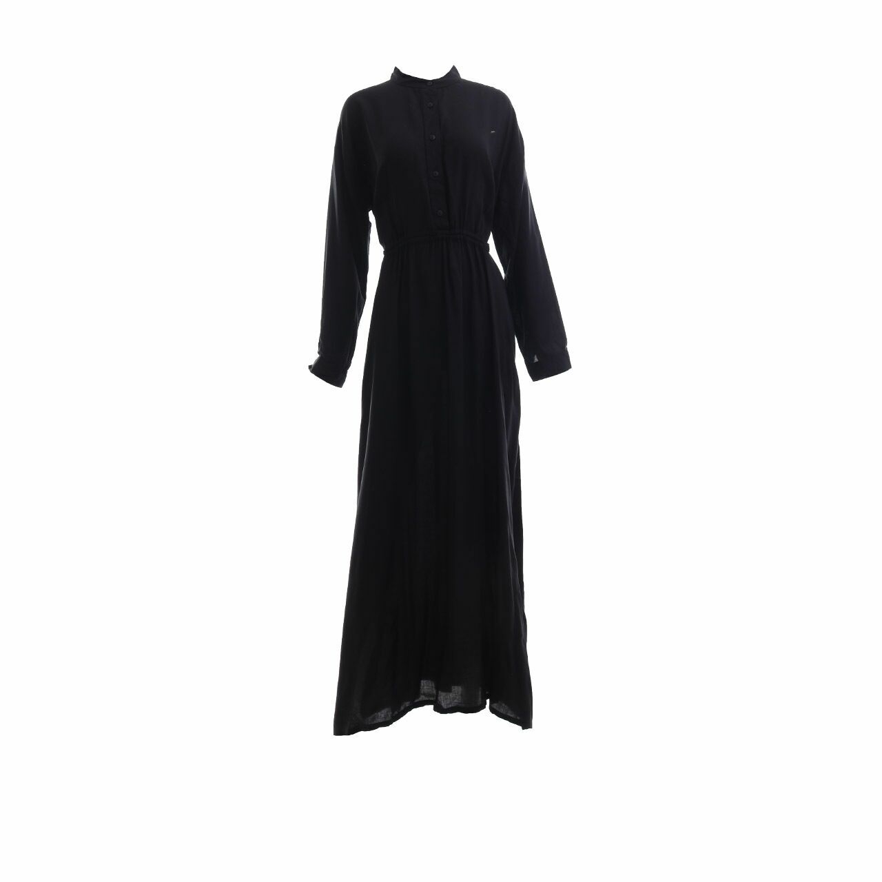 SUQMA Black Sanny Midi Dress