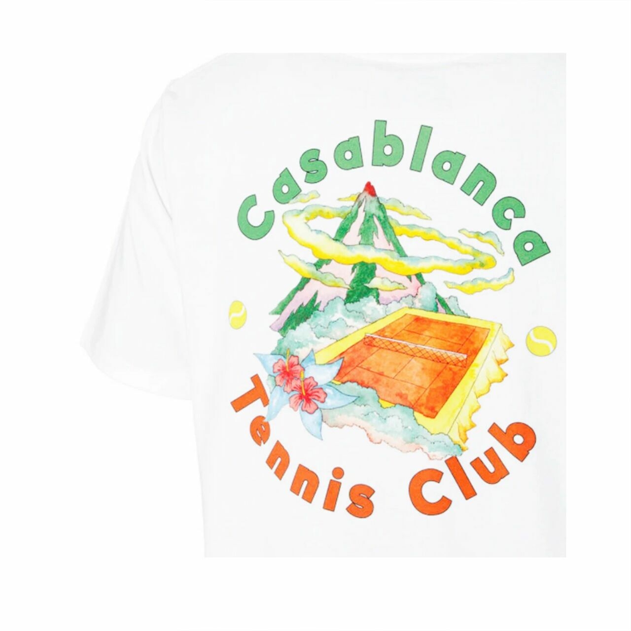 Casablanca Tennis Club Island Double Print T-Shirt