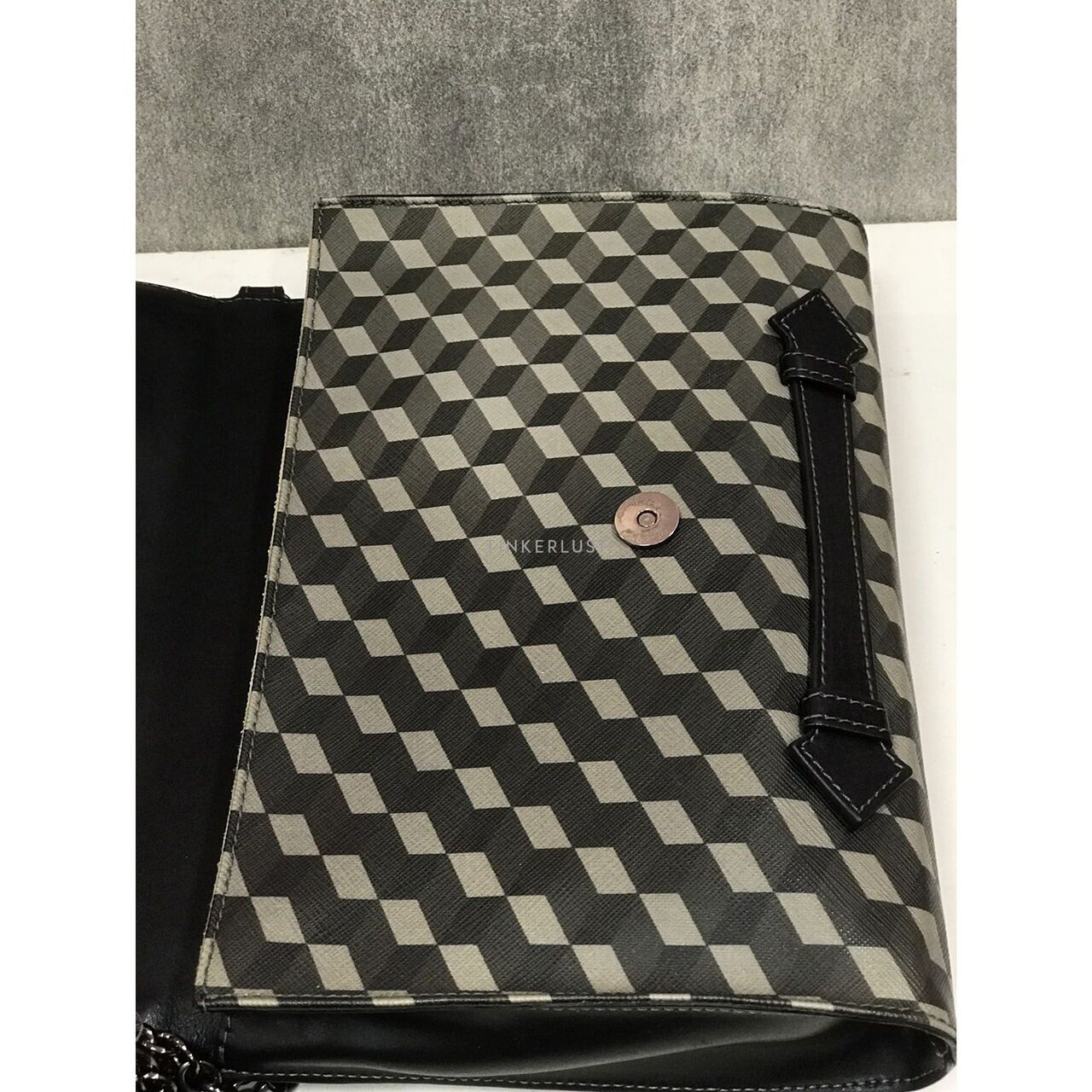 Loup Noir Black Leather Shoulder Bag