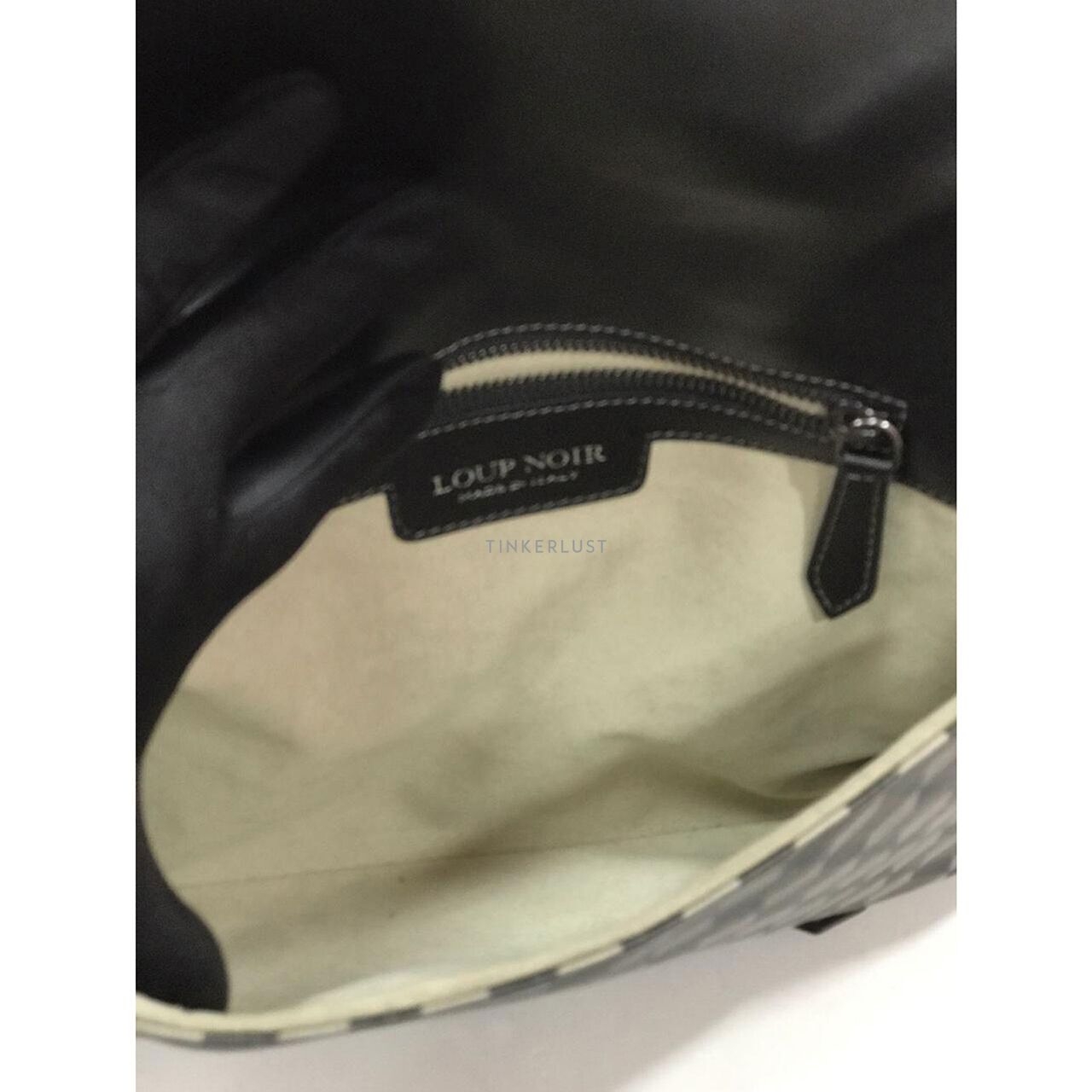 Loup Noir Black Leather Shoulder Bag