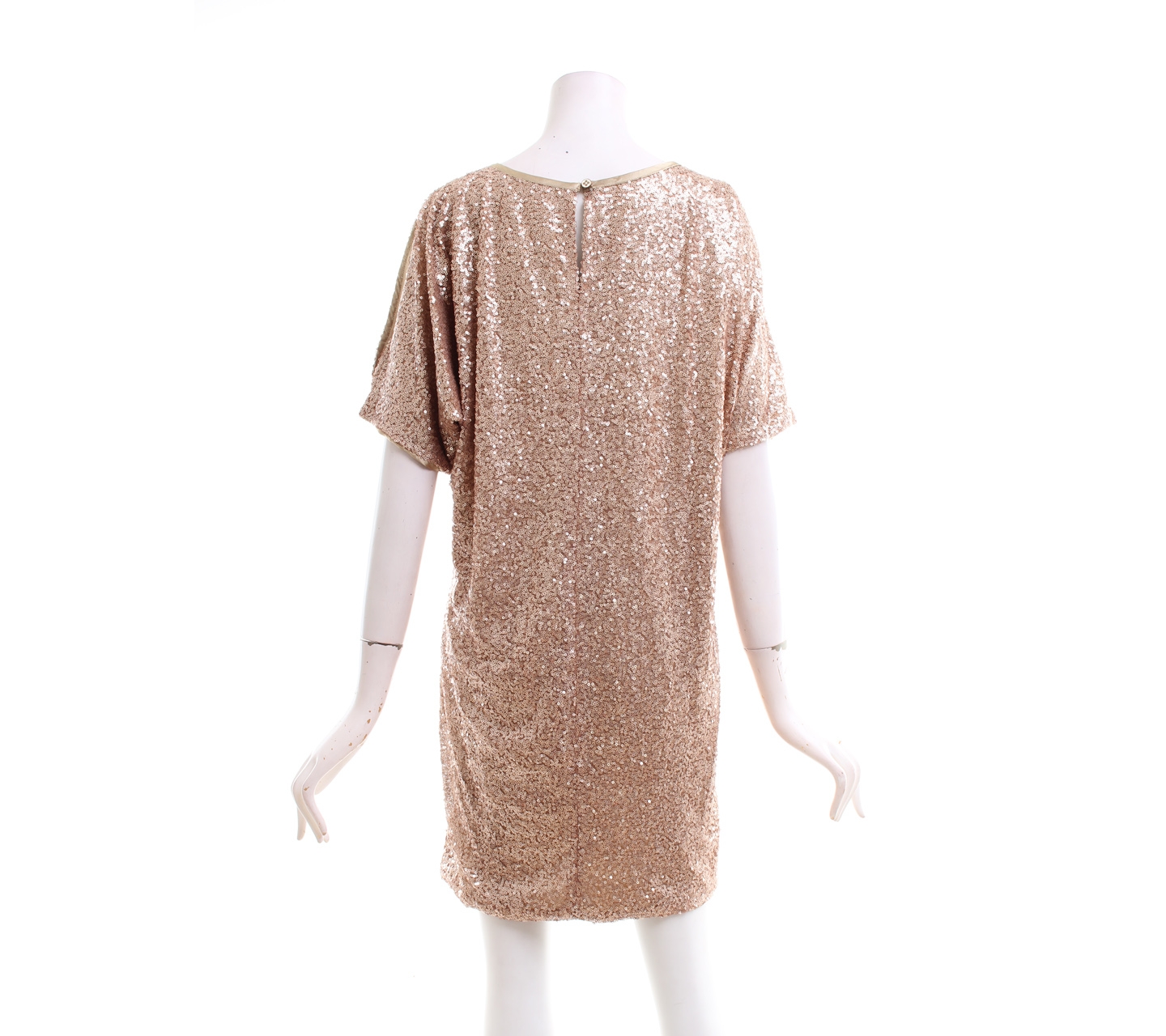 Coco Kelen Brown Sequins Mini Dress