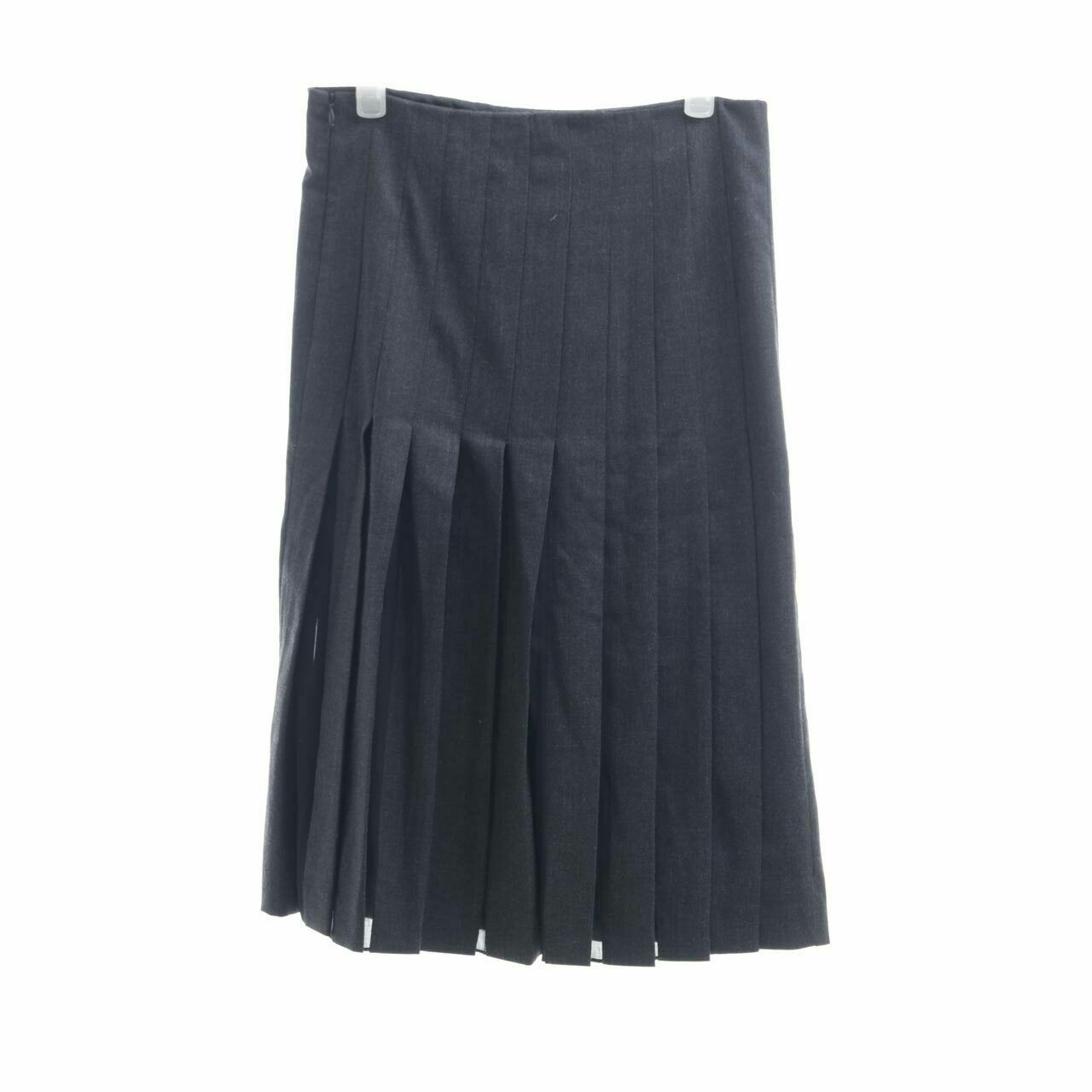Sandro Dark Grey Midi Skirt