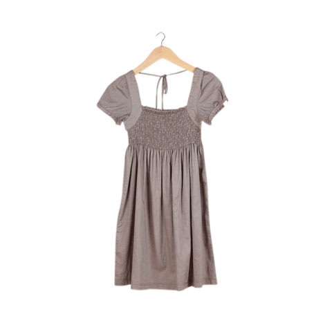 Taupe Baby Doll Mini Dress