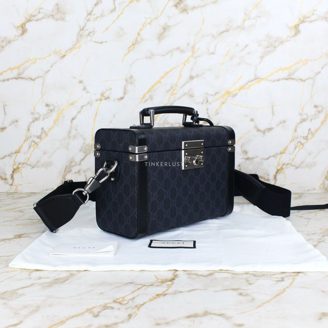 Gucci GG Supreme Luggage Trunk Sling Bag
