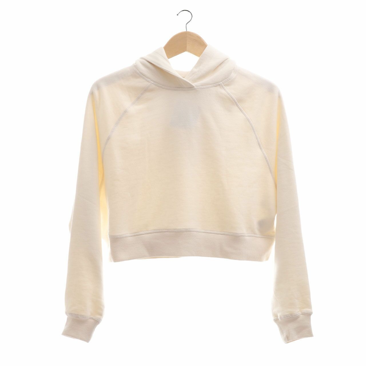 H&M Off White Cropped Sweater