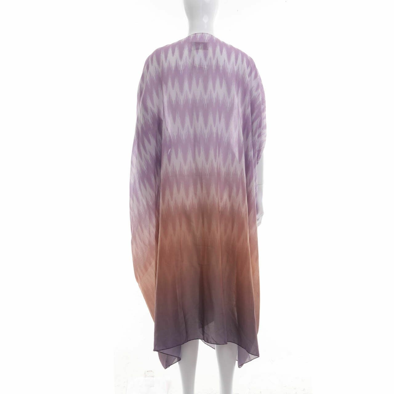 Ikat Indonesia By. Didiet Maulana Brown & Purple Kimono