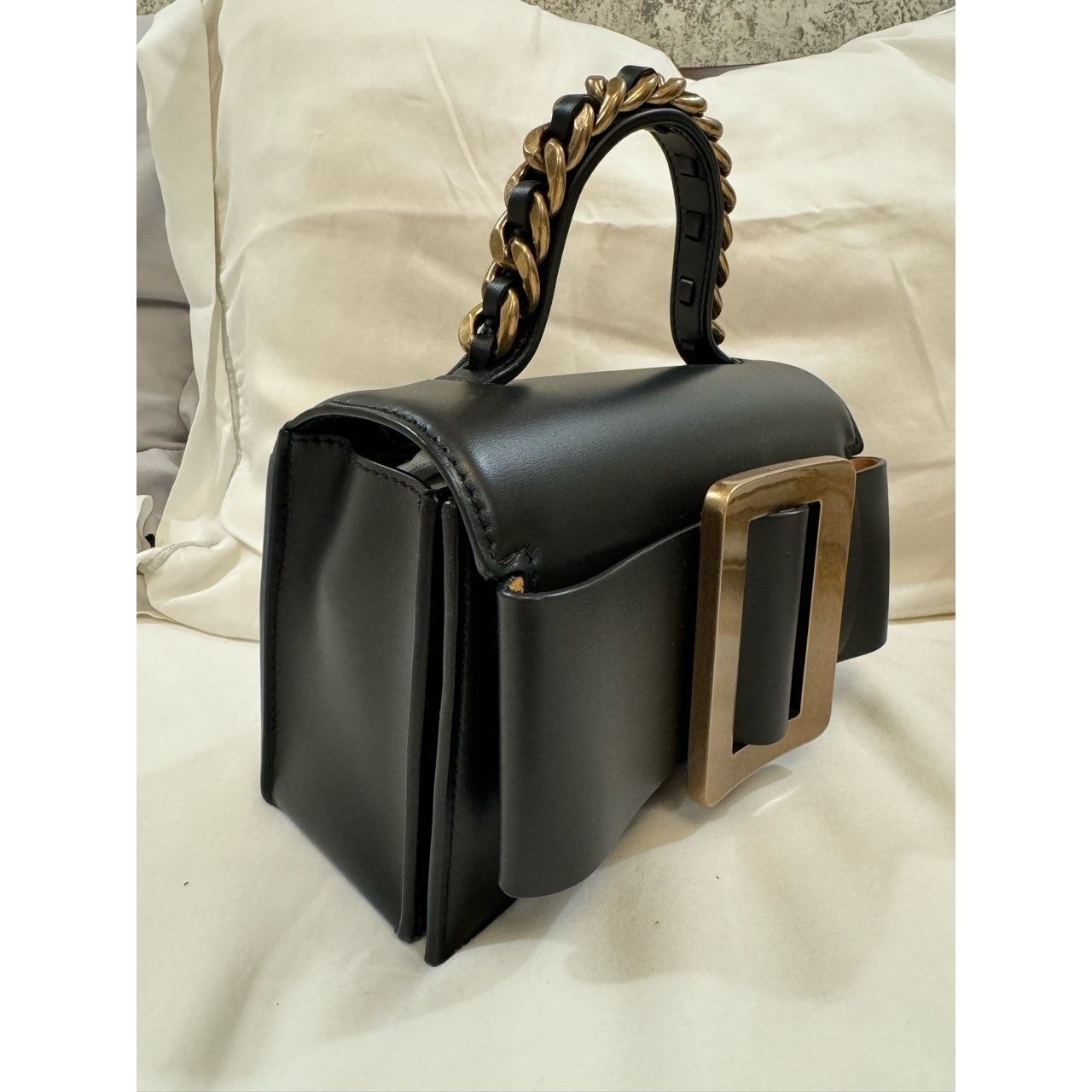 Boyy Fred 19 Black Leather Handbag