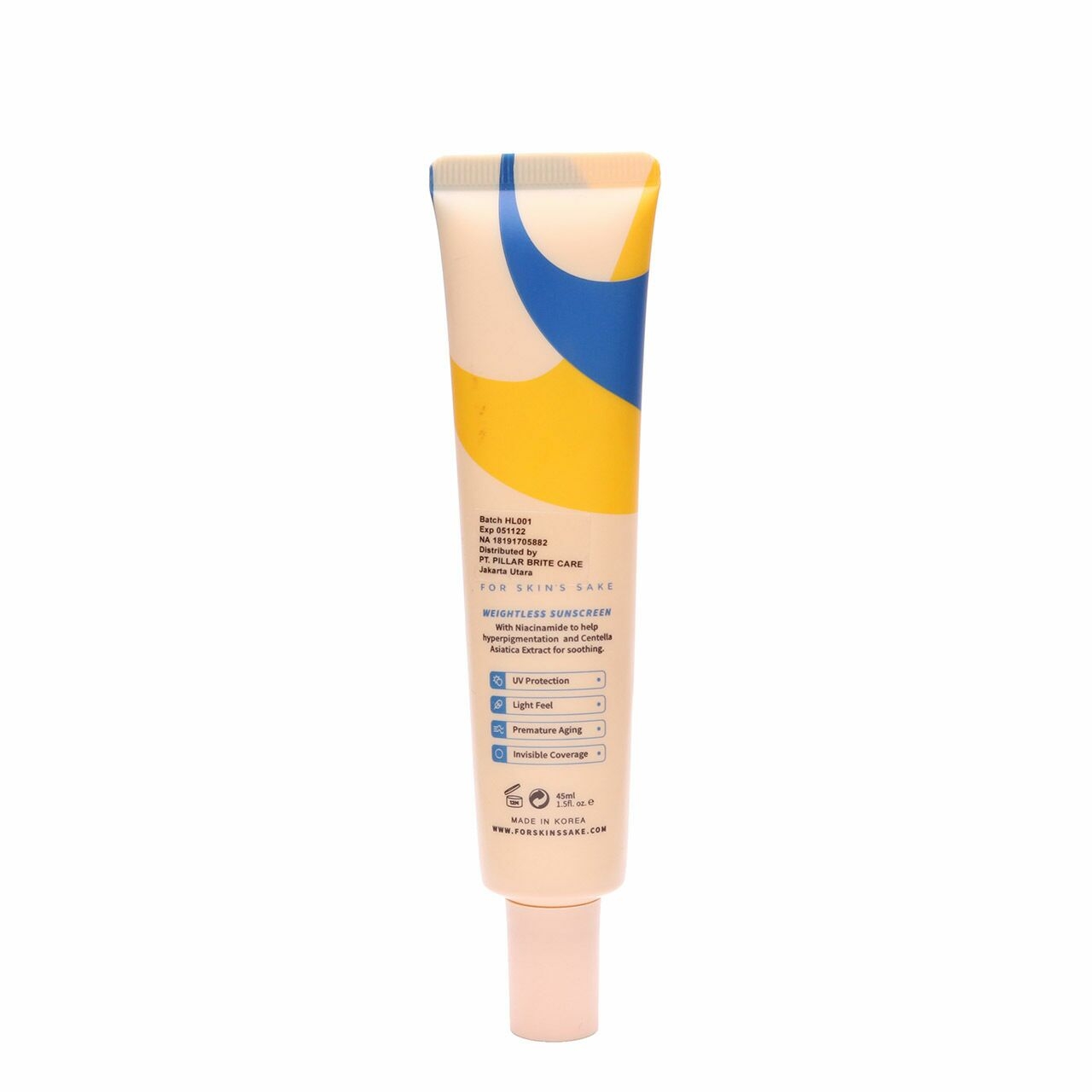 For Skin's Sake Protect Weightless Sunscreen SPF 50 PA++++ Skin Care
